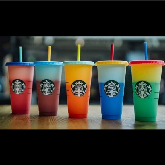 Starbucks Color Changing Reusable Cold Cups NIB - Picture 4 of 8